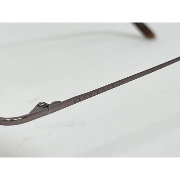 Hugo Boss Eyeglasses  Brown Very Rare Frame Mod. HB11813 Japan 49 []19 NO LENSES - Picture 5 of 12